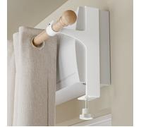 Lot 2 supports tringle rideaux sans perçage coffre volet roulant fixation métal universelle sans outils