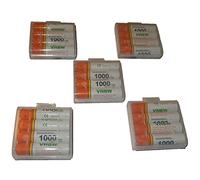 Lot 20 Piles Rechargeables vhbw AAA, Micro, R3, HR03 1000mAh pour Siemens Gigaset A400a Trio,A400a Quattro, A585 Duo,A585 Quattro, AS285, AS320