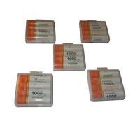 Lot 20 piles rechargeables vhbw AAA, Micro, R3, HR03 pour Swissvoice Avena 357, 578, 748, Eurit 557, 748, 758, 758 Duo, Telekom T-Com Sinus CA34, 411