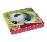 Lot 20 Serviettes Papier Football Party 2 32.7 x 32.7cm - Amscan
