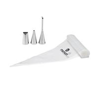 Lot 24 poches pâtissières jetables et 3 douilles inox Mathon