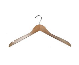 Lot 25 cintres en bois Unilux Vesta
