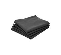 Toilinux - Lot 2x 4 Serviettes de table en coton - Gris Gris G