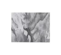 Lot 2x Adhésif décoratif pour meuble effet marbre Carrare - 200 x 45 cm - Gris
