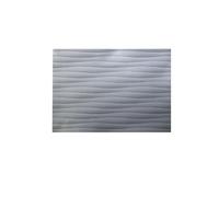 Lot 2x Adhésif décoratif pour meuble effet Vague - 200 x 67 cm - Argent