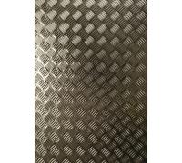 Lot 2x Adhésif décoratif pour meuble Metallique - 150 x 45 cm - Gris alu