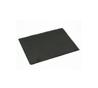 Toilinux - Lot 2x Assiette en ardoise - L. 24 cm Gris G