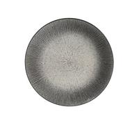 Toilinux - Lot 2x Assiette plate Atelier - Céramique - Gris - ATELIER Gris G