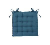 Lot 2x Galette de chaise - Bleu Canard