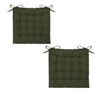 Lot 2x Galette de chaise - Kaki