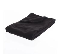 Lot 2x Plaid polaire - 125 x 150 cm - Noir