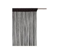 - Lot 2x Rideau fils - 90 x 200 cm - Noir