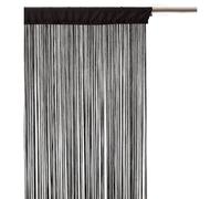 Lot 2x Rideau fils - 90 x 200 cm - Noir