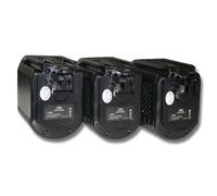 Lot 3 batteries Ni-MH vhbw 3000mAh (24V) pour outils Bosch 0 611 260 539, 11225VSR, 11225VSRH comme Bosch 2 607 335 082, 2 607 335 097, 2 607 335 216.