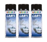 Lot 3 Bombes Peinture Rallye Noir Brillant - 400 Ml - Dupli-Color
