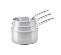 Lot 3 casseroles inox Alchimy 16, 18 et 20 cm De Buyer