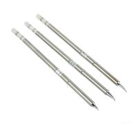 Lot 3 Embouts T12 Métal Résistant 400°C | Compatibilité 950D, 942, 202, FX-9501, soudure précise, finition argentée, kit complet