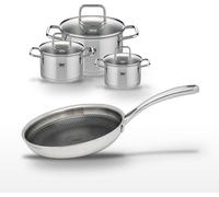 Lot 3 Faitouts Elo Relief Evolution et 1 Poêle 24cm