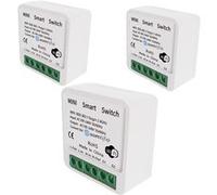 SomLife Interrupteurs Intelligents WiFi 16A MiniSmart Switch Wi-Fi connecté, Application Tuya/SmartLife, Alexa, Google Home