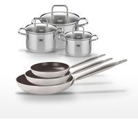 Lot 3 Poêles céramique Elo Bistro Line 24/28/32 cm et 3 Faitouts inox Elo Citrin