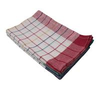 Lot 3 torchons victoria 2 rouge et 1 gris