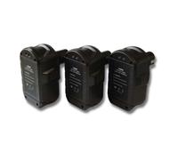 Lot 3x Batterie Li-Ion 4000mAh (18V) vhbw pour outils comme compresseur à batterie Ryobi R18I-0.