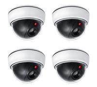 4x Caméra factice LED sécurité dissuasion DC2300