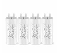 Lot 4 Condensateurs 5,5 µF avec Mousses pour Moteur de Volet Roulant SOMFY 10 Nm - Compatibles avec Moteurs Tubulaires nécessitant des Cosses Faston 2,8 mm - MECO (2)