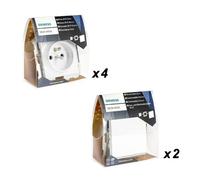 LOT 4 PRISES + 2VV BLANC DELTA MEGA SIEMENS
