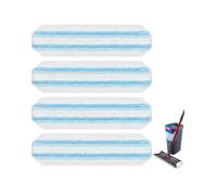 Lot 4 serpillières microfibre lavables compatibles systèmes O-Cedar/Vileda H2prO Flat Floor Mop, Pour nettoyage en profondeur