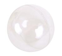 Lot 5 Boules Plastique Cristal Filmees - 100