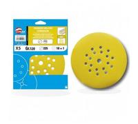 Lot 5 disques velcro/papier pour ponceuse 225 mm-19 trous-grain 40 LEMAN