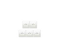 LOT 5 Prise 2P+T Blanc Delta Viva + Plaque Blanc-Siemens Ingenuity for Life