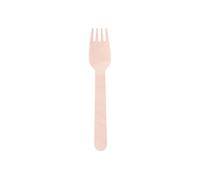 Lot 50 Pièces Fourchettes Jetables En Bois 16cm Biodégradables Alpina Beige
