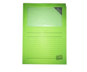 lot 50 pochettes coin a fenetre Elco zero plasic 100% papier recyclable 22x31 120g assorti