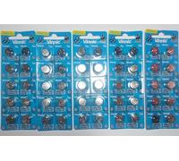 LOT 50 VINNIC AG10 LR54 LR1130 SR1130 W 389 G10