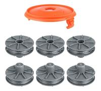 Lot 6 Bobines fil coupe bordure Gardena 5307-20 + couvercle