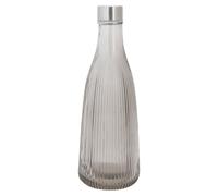 Lot 6 Bouteilles Atla 1l Gris Fumé Design élégant Et Pratique Pour La Table - Cosy & Trendy