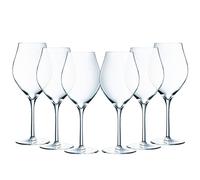 Lot 6 Calices Exaltation En Verre Sonore Transparent Cl 38