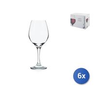 Set 6 Calices Vin Rouge Et Blanc Amber 36,5 CL Verre - Pasabache - Restaurant