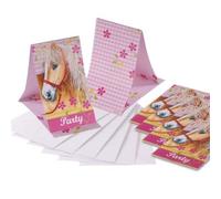 Lot 6 Cartes invitation + enveloppes Cheval - Amscan