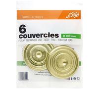 Lot 6 couvercles 100 mm pour terrines - Familia Wiss