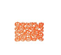 - Lot 6x Décoration d'Halloween - Set de table citrouille - Orange