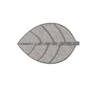 - Lot 6x Set de table Feuille - 50 x 33 cm - Gris