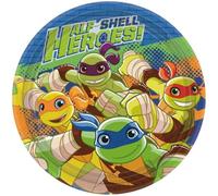 LOT 8 Assiettes en carton 18 cm diam Tortues Ninja les héros - Amscan