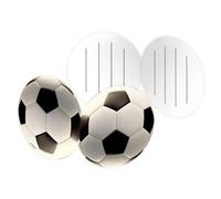 Lot 8 Cartes invitation + enveloppes Football - Foot - Kick It - Amscan