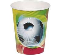 Lot 8 Gobelets Carton Football Party 2 266ml - Amscan