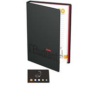 Lot Agenda Scolaire l'Etudiant 2026-2027 12 x 18 cm 1 Jour par Page + Index Adhésif Blumie (Noir)