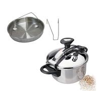 Lot autocuiseur classique 4 L et panier vapeur Lacor