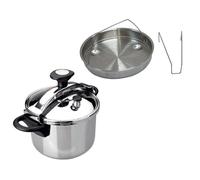 Lot autocuiseur classique 6 L et panier vapeur Lacor